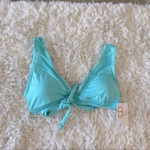 Rebecca Virtue | New | Blue Teal Summer Bikini Top